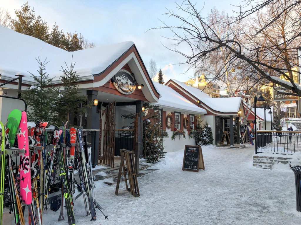 Après Ski at L'Ptit Caribou at Mont Tremblant Ski Resort